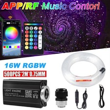 500pcs Home Car Headliner Star Light kit Roof Twinkle Ceiling Lights Fiber Optic