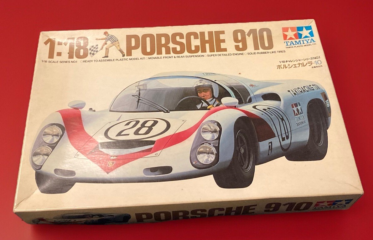 タミヤ 1/18 No1 ポルシェカレラ 910 タミヤ ポルシェ910カレラ10