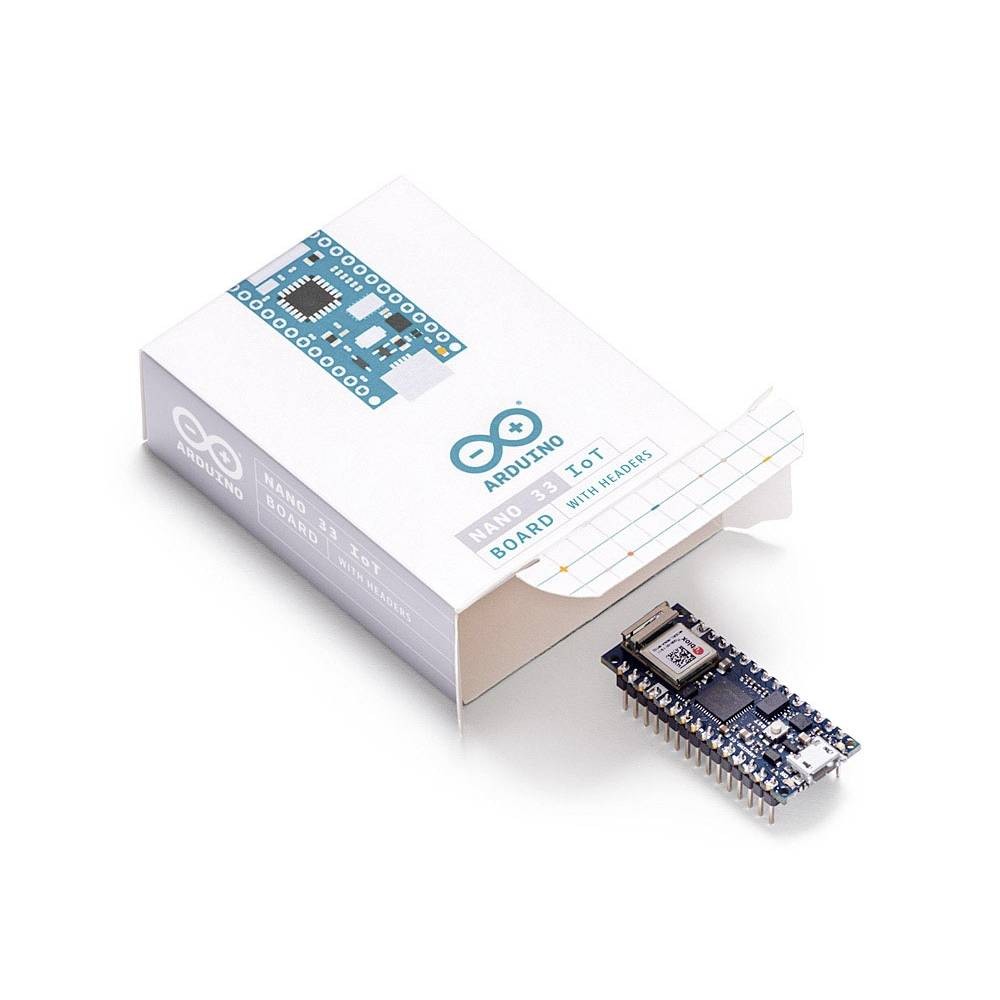 Arduino ABX00032 Nano 33 IoT avec connecteurs pour projets connectés Wi-Fi