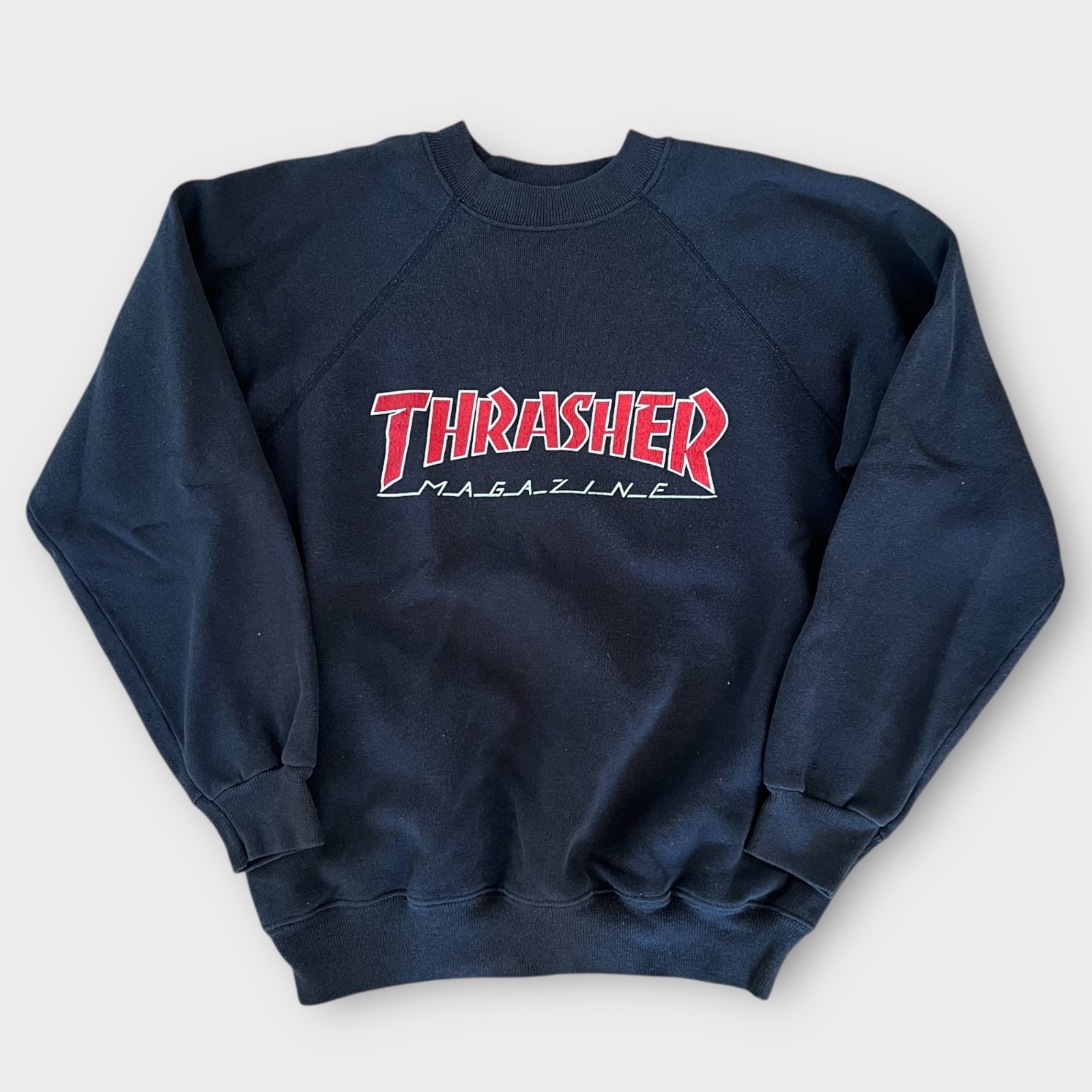 Sudadera de skate vintage Thrasher Magazine años 80 skate