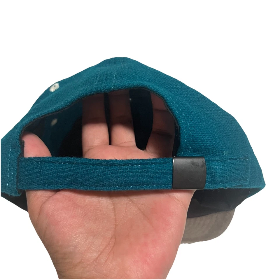 Norse Projects Wool Sports Cap Teal Color Adjustable Hat - Image 4 of 4