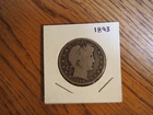 `1893 Barber Half, good condition, 90 % silver