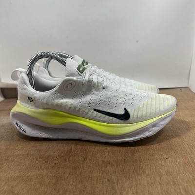 Nike ReactX Infinity Run 4 Shoes White Volt DR2665-101 Mens 7.5 Running Sneakers