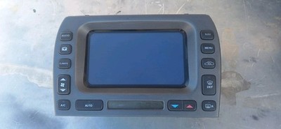 01-08 JAGUAR X-TYPE GPS NAVIGATION SCREEN SYSTEM CLIMATE CD RADIO 1X4310E889FA
