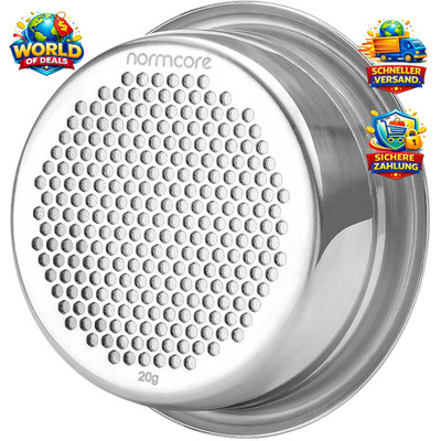 Kaffeefilter Siebträger 58mm 20g Mikrosieb doppelschichtig Edelstahl 304 0,8mm