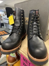 Chippewa Men’s 13M,#73051,NOS,Soft Toe,Vibram Sole Logger Boots.NOS,Insulated