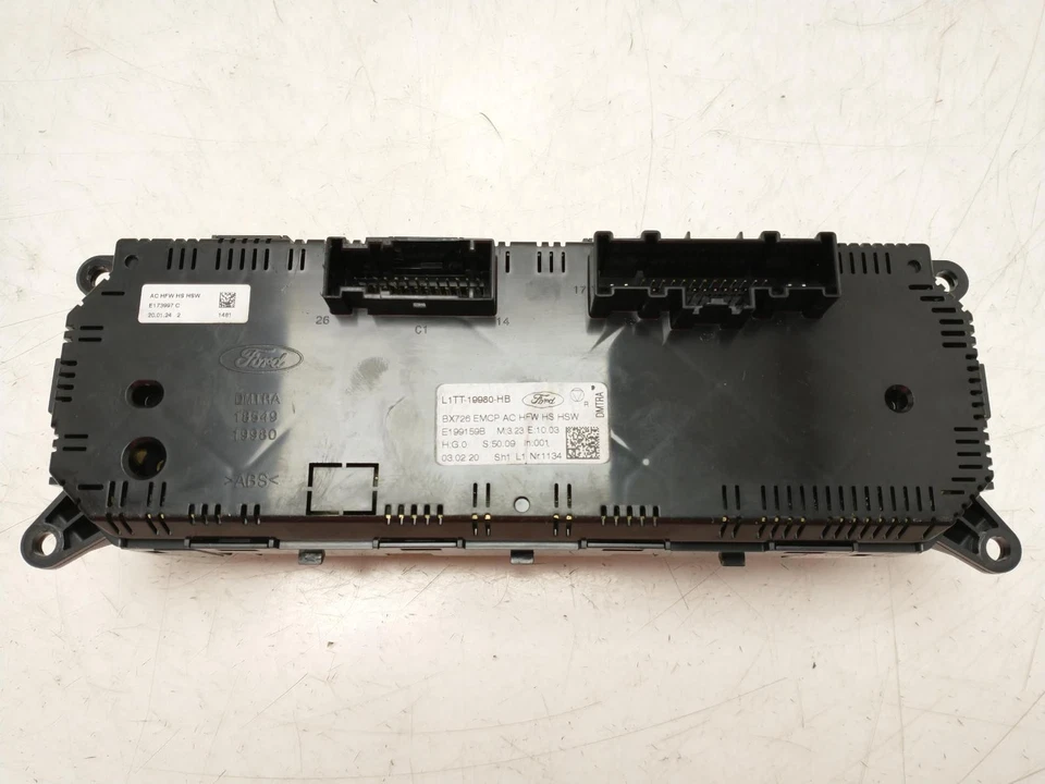 FORD PUMA HEATER AC CLIMATE CONTROLS L1TT-19980-HB 19-25 - Image 4 of 4