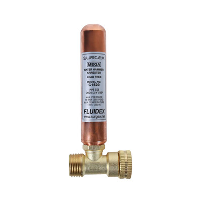 SURGEx C1520 Waschmaschine/Geschirrspüler Wasserhammer Arrestor BLEIFREI...