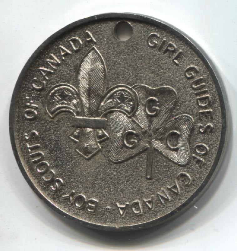 1967 Winnipeg Centennial Boy Scouts of Canada Wm38mm Medal See Scans