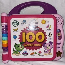 LeapFrog Scout and Violet 100 Words Book Learning Educational Bilingual Works