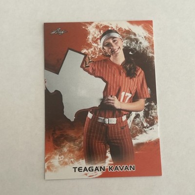 2025 Leaf Lone Star Texas Longhorns SOFTBALL card TEAGAN KAVAN orange