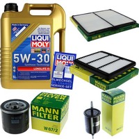 Mann Inspektionspaket 5L Liqui Moly Longlife 5W-30 FüR Chevrolet Matiz 0.8 1.0