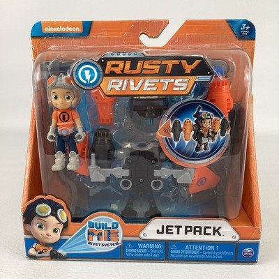 Rusty Rivets Jet Pack Playset Build Me Rivet System Action Figure Nickelodeon