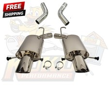 Cadillac Cts-v Sedan Axle-back Exhaust Mufflers Slant Tips Obx 2009-2014