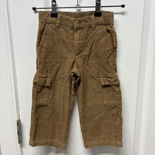 Janie and Jack Corduroy Pants Tan Plaid, Size 2T Toddler Boys Fall Autumn