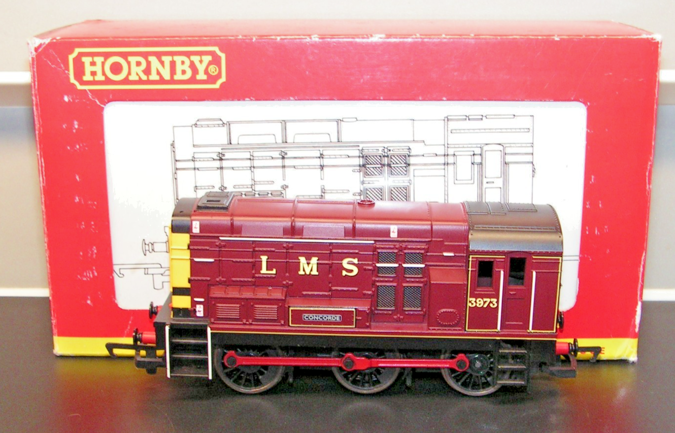 Rare Hornby R2334 Class 08 Diesel Shunter Locomotive LMS 3973 CONCORDE Boxed