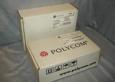 Polycom V500 Video Conferencing System Base Box (Open Box) & Accessories (Mixed)