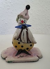 Keramik Figur Clown - Kunst von Lino Zampiva Höhe 7,5 cm
