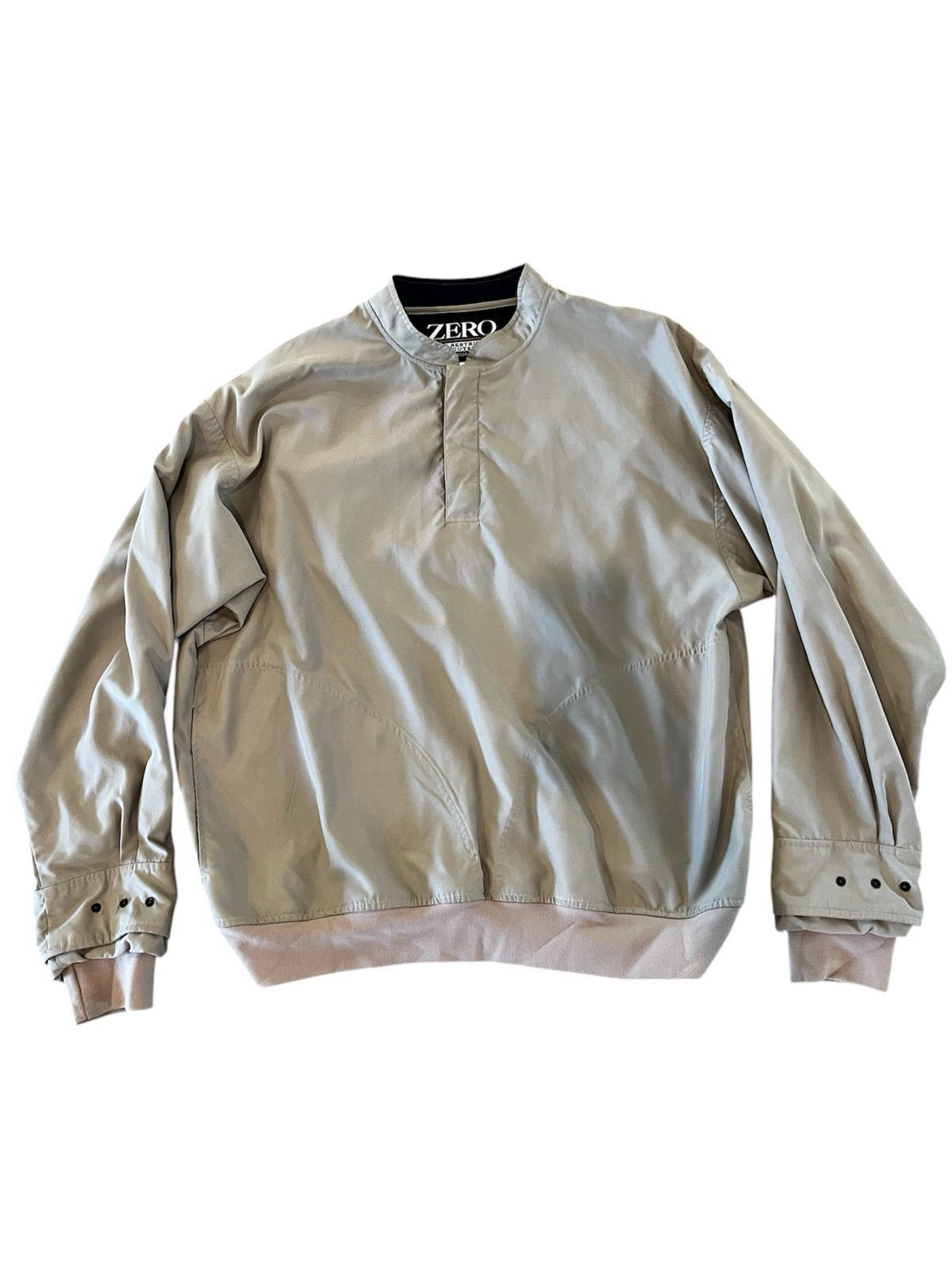 Zero Restriction Pullover Mens Large Tan Golf Win… - image 1