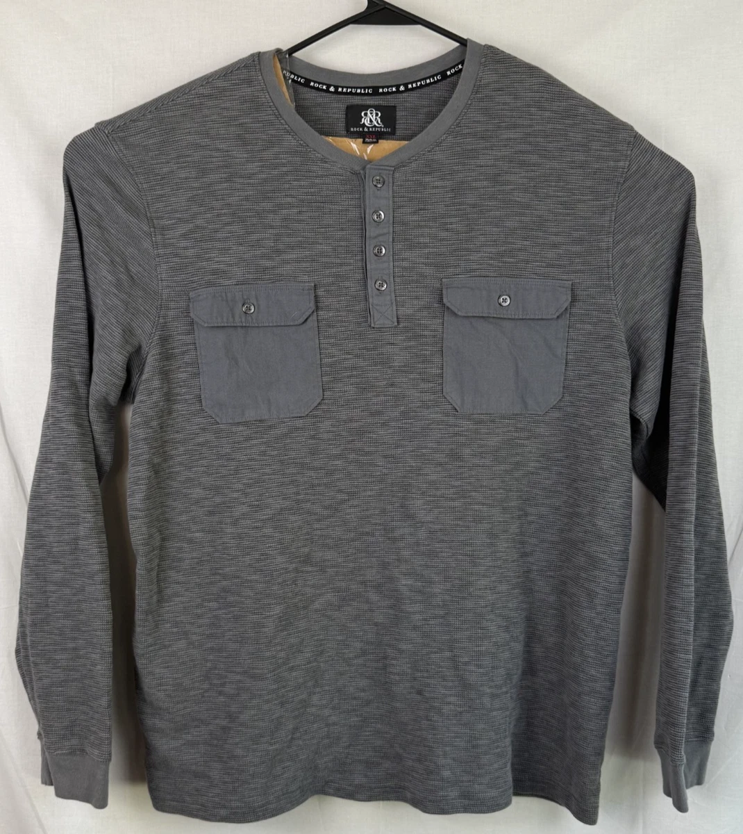 Double-faced jersey Henley T-shirt Standard fit | Le 31 | Shop Men's