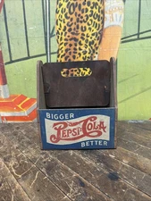 VINTAGE C. 1940 PEPSI COLA MASONITE SIX PACK CARRIER SIGN COCA COLA 7UP WWII