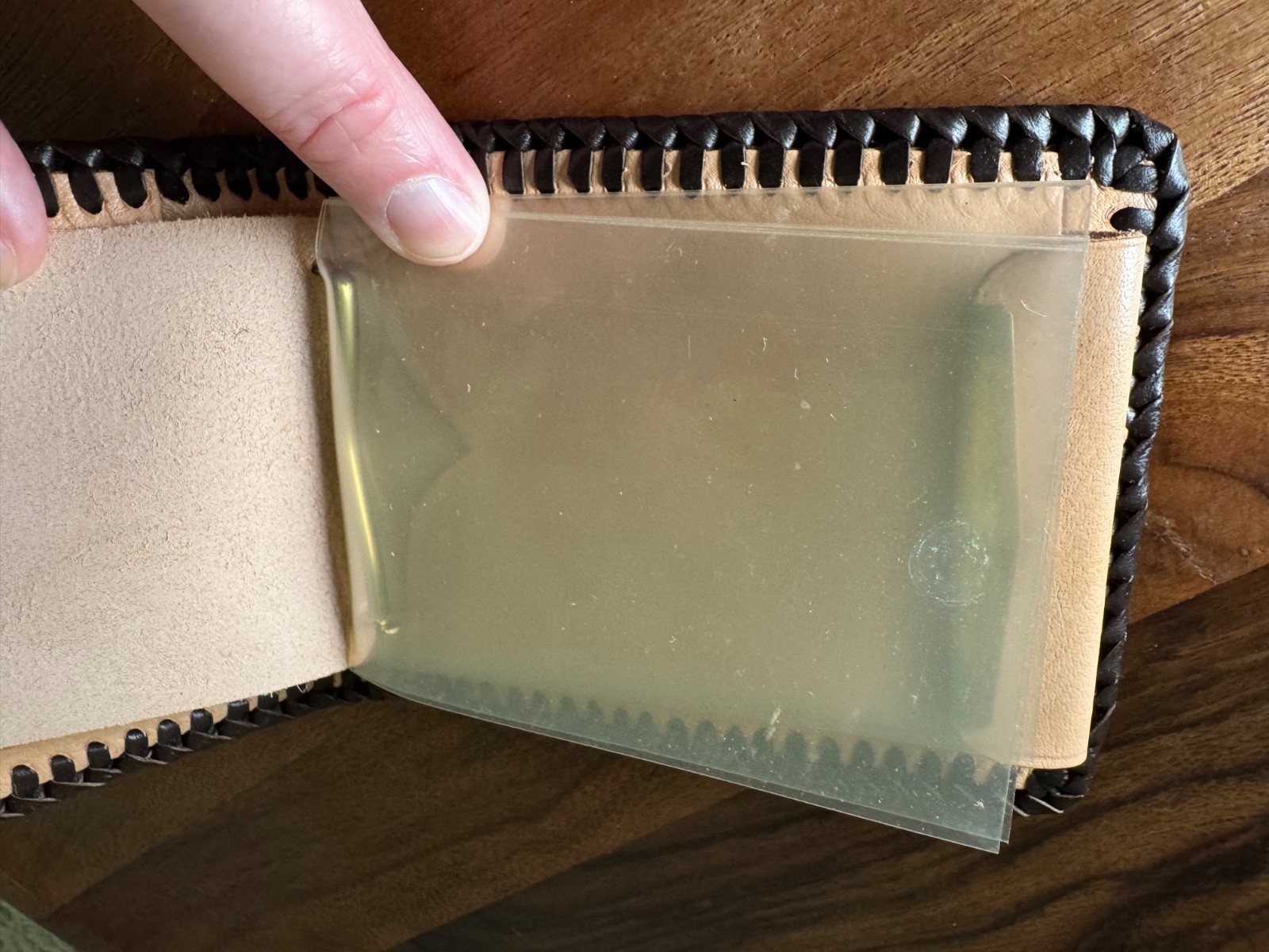 Pizza Hut Taco Hut vintage men’s wallet billfold Americana fast food advertising