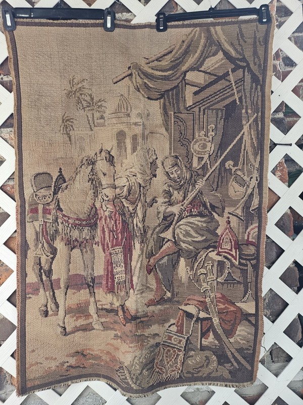 Vintage Tapestry Made In Belgium 38" X 26"