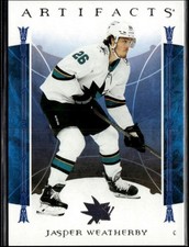 2022-23 Upper Deck Hockey Artifacts Jasper Weatherby #50 San Jose Sharks