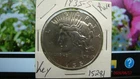 1935-S Fine Peace Silver Dollar #5281
