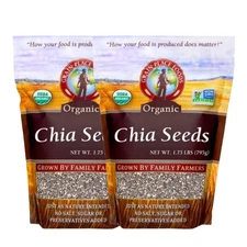 Organic Chia Seeds | 1.75 lb | Pack of 2 | Non-GMO | Grain Place Foods