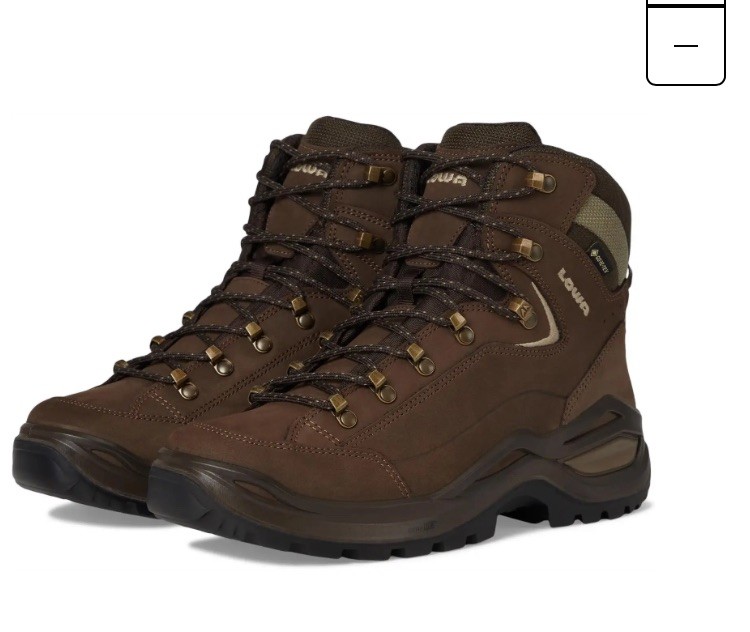 Lowa Women’s Renegade EVO GTX Mid Espresso Hiking Boots Size 9.5 