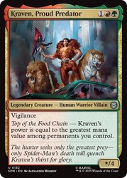 Kraven, Proud Predator 132/314 Marvel's Spider-Man MTG