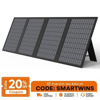 60W Solar Panel For Jackery Portable Power Station Explorer 300 Outdoor Camping