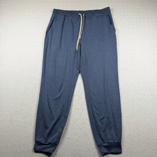Vuori Performance Jogger Women s Medium Blue Heather Drawstring Athleisure Pants