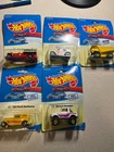 Vintage 80s Hot Wheels Collection - 5 Carded Vehicles