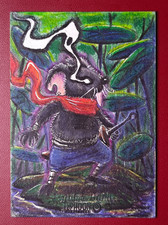 2024 Typhoon Light & Dark Forest 1/1 Sketch Card Original Creature Art by Jena