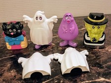 Vintage McDonald's 1995 Halloween Mcdonald land Happy Meal Toy Lot Of 4