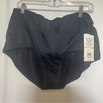 NWT High-Waisted Black Swim Shorts tummy Control  Maxine of Hollywood  size 18w