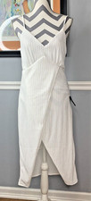 Lulus White Women's Small Bodycon Sleeveless Tie Back Dress NWT