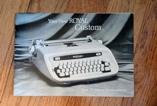 Your New Royal Custom Typewriter Booklet thumbnail