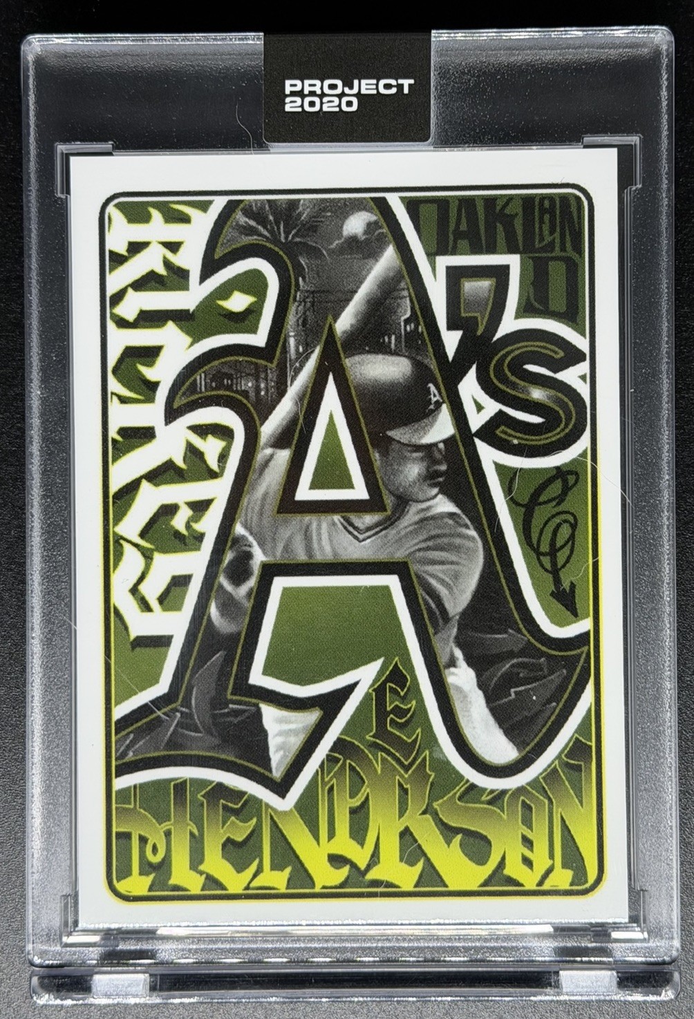 Rickey Henderson 2020 Topps Project 2020 #153 Mister Cartoon PR 5155