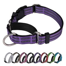 Martingale Collar for Dogs, No Pull No Choking Purple,L Purple Large