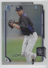 2015 Bowman Chrome Prospects Refractor 75/499 Emerson Jimenez #BCP12 z6b