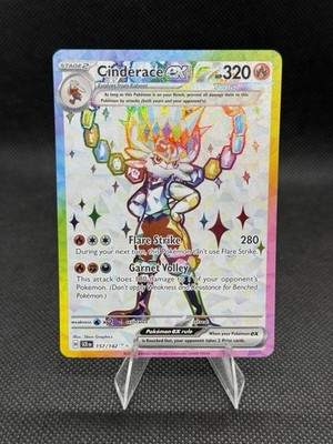 Cinderace ex 157/142 Sv07: Stellar Crown Holo