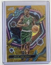 2023-24 Topps Cosmic Chrome Gold Interstellar Refractor /50 Jrue Holiday #9