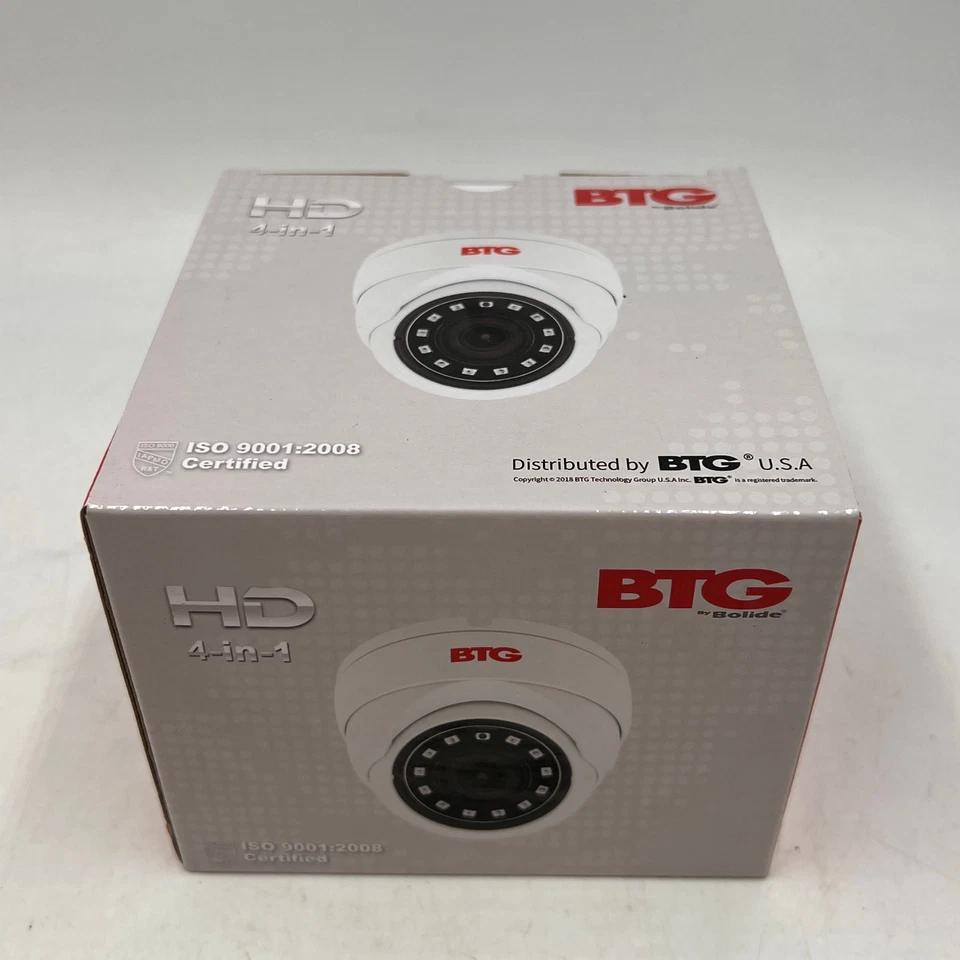 Bolide 2MP Analog Eyeball Camera (BTG1209IROD/2.8) DOME SECURITY LENS 1080P HD - Image 4 of 4