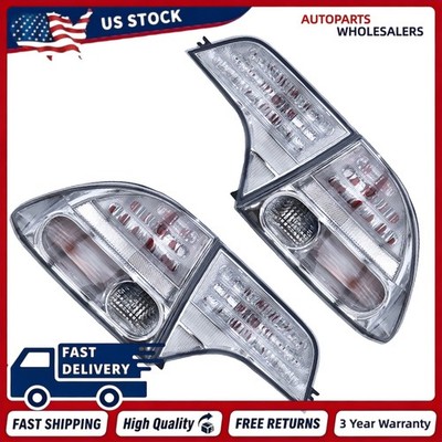 2x Clear Tail Lights Rear Taillamps Fits 2006-11 Honda Civic Sedan Left+Right US