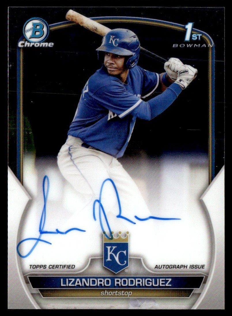 2023 Bowman Chrome 1st Auto Lizandro Rodriguez #CPA-LRZ