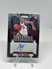 2024-25 Panini Prizm - Keshad Johnson Sensational Signatures Rookie Autograph 