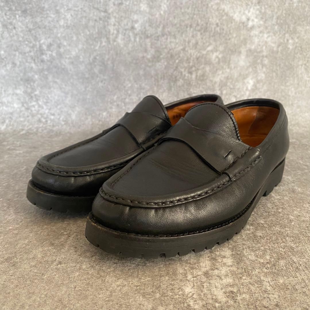 GUCCI Women's Loafers Leather Black EU34.5/US4.5 120223c